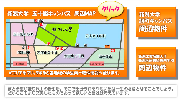 新潟大学周辺地図